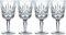 Nachtmann Noblesse Wine Glass Set of 4, Made of Fine Crystal Glass, 12.5 Ounces